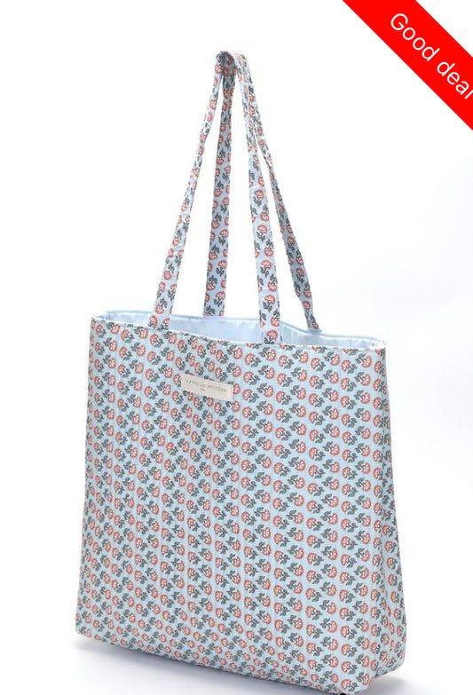 tote bag print blue