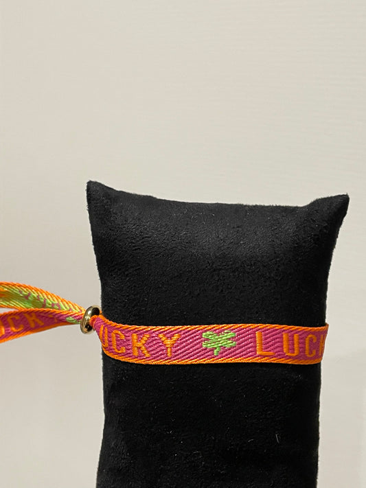 Lint armband lucky